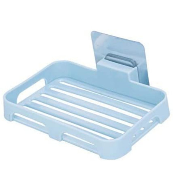 Pack of 5_Magic Sticker Soap Holder  Wall-Mount Soap Organizers (Color: Assorted )