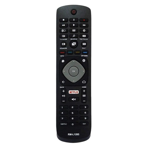  Remote No. RM-L1285 (No Voice), Compatible with Philips Smart TV LCD/LED Remote Control (Exactly Same Remote will Only Work) 