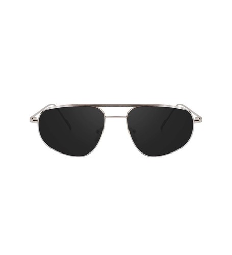  Classic Unisex UV400 Protection Sunglasses (Silver) 