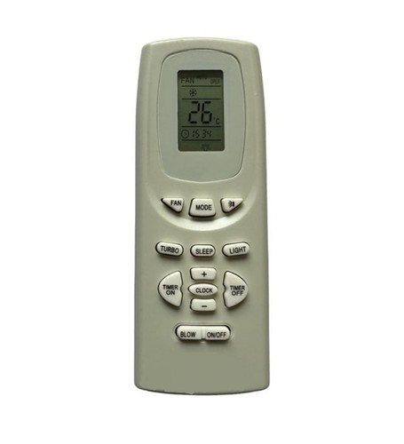  AC Remote No.19A No Backlight Godrej AC Remote Control (White) 