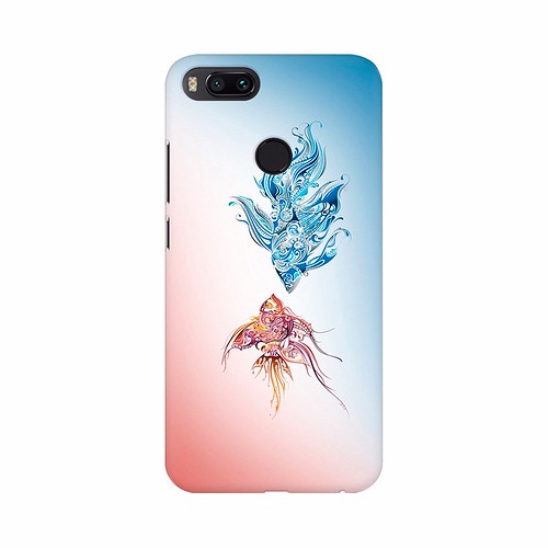  Two Fish With pattern layout Mobile Case Cover