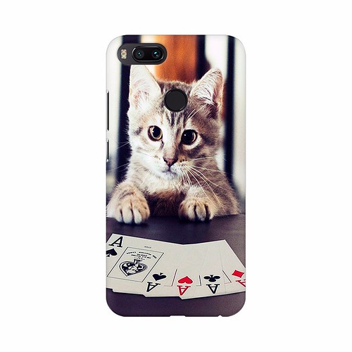  Cat Playing Poker Cards Mobile case cover
