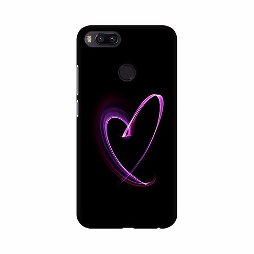  Purple color Heart Symbol Mobile Case Cover
