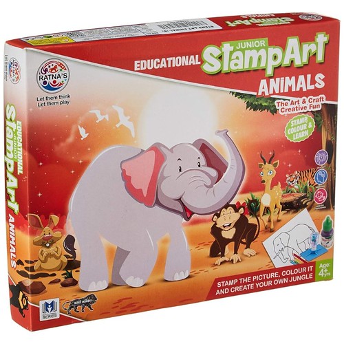  Stamp Art-Transport | Plastic | Educational Toys | 4+ Years