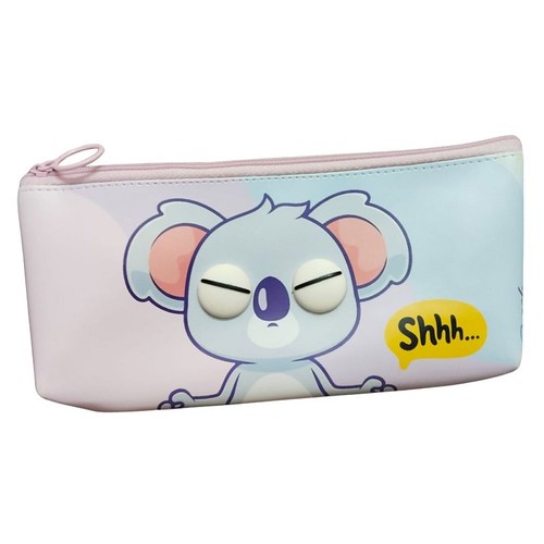  Pack Of_2 Panda Cartoon Printed Pencil Pouch | Canvas | Stationery | 3+ Years