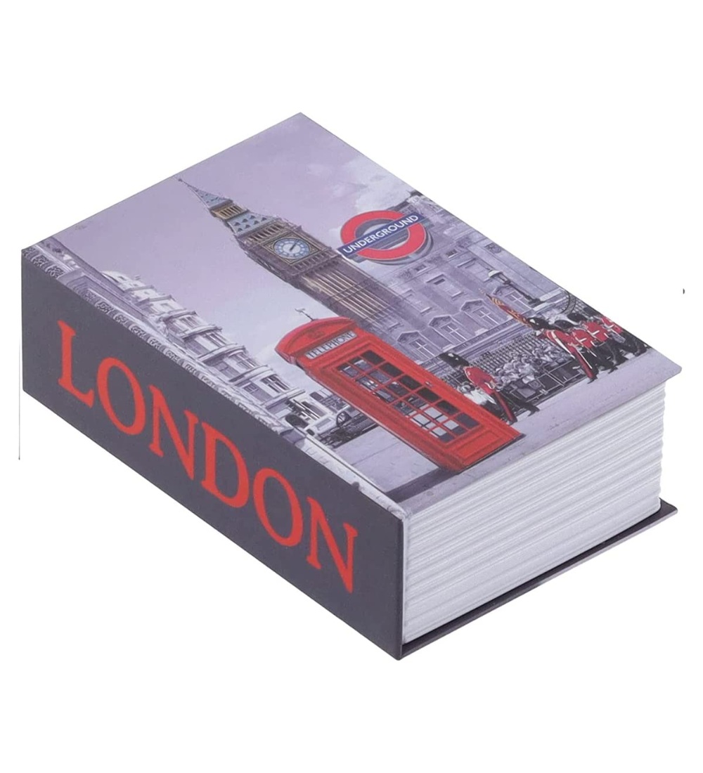 Secret Book Safe with Number Locker (Blue)