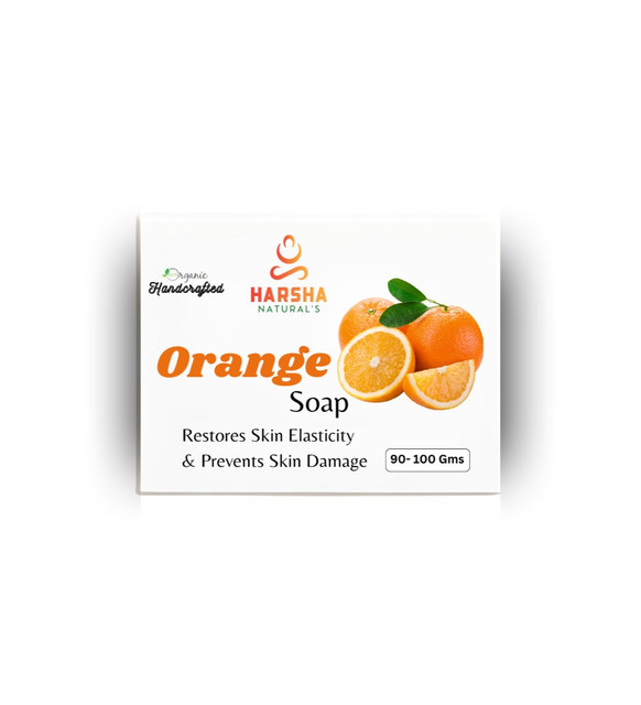 Generic Pack Of_2 Harsha Naturals - Orange Soap (100GM)