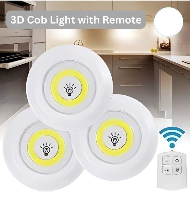 Plastic COB LED Lights with Wireless Remote Control Hot