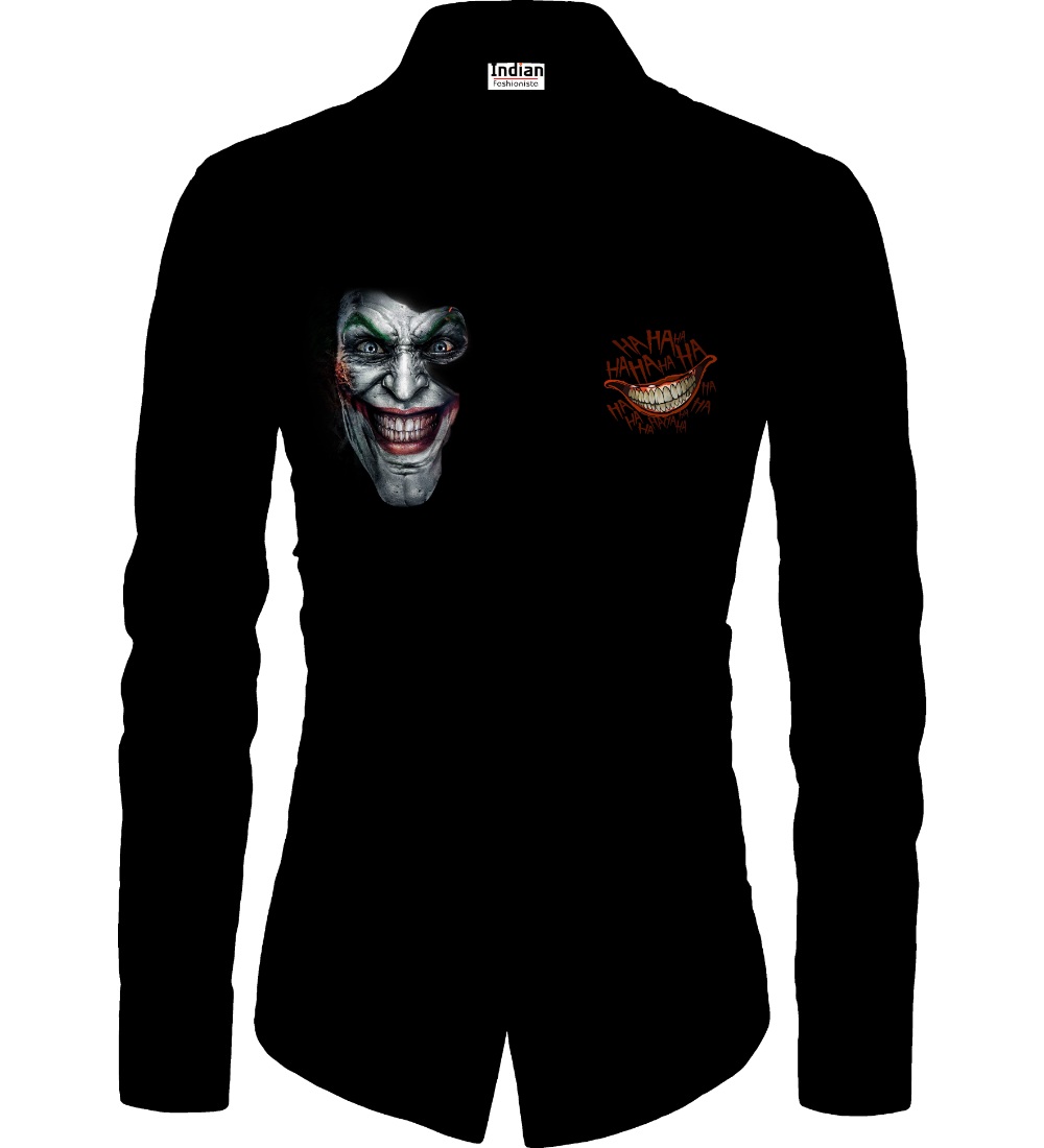 Men's Casual Floral Printed Cotton Blend Unstitched Shirt Fabric 1.6 Mtrs (Black)