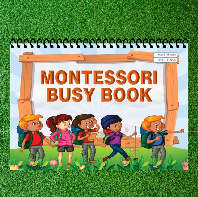 Montessori Busy Book â€“ Early Learning Activity Set (2â€“4 Years, Multicolor)