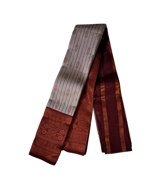 Women's Soft Silk Wooven Saree With Unstitched Blouse 5.5Mtr (Multicolor)