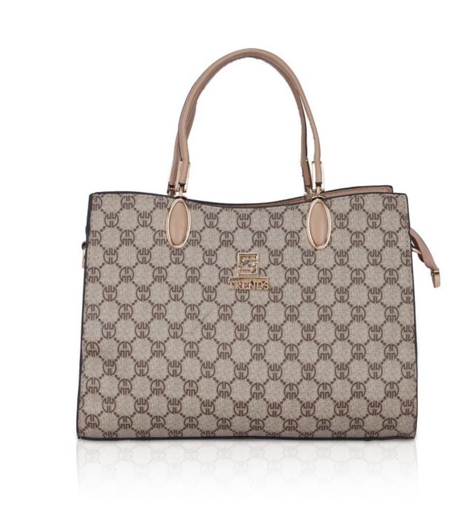 Women's Faux Leather Printed Handbag (Hilver)