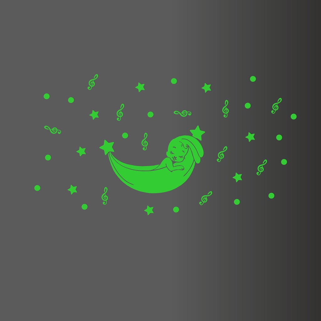 Green Kids Room Decor Radium Wall Sticker