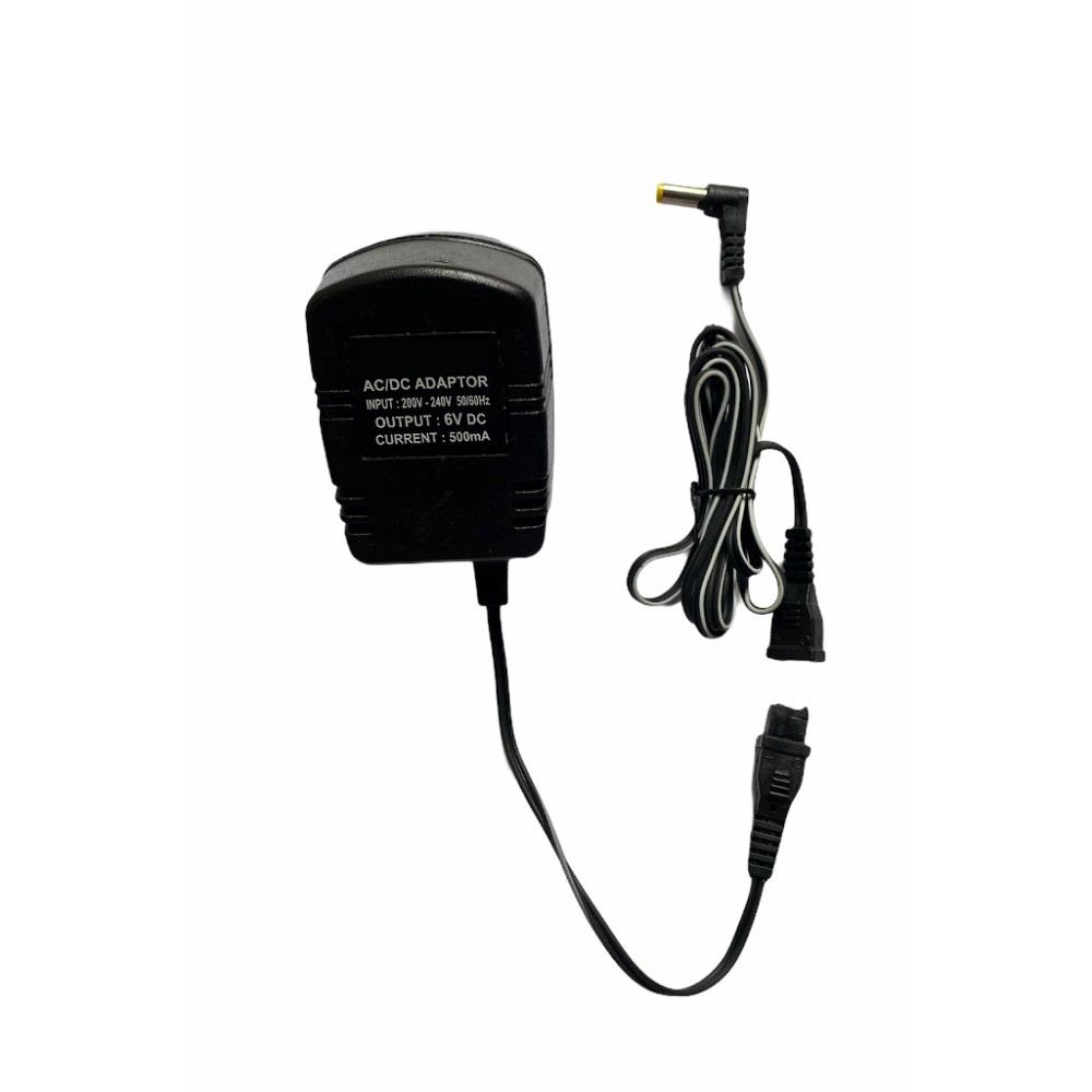 6V 500mA Power Adapter, Power Supply AC Input 200 240 V and Output 6V 500mA for Set Top Box_DTH Box, CCTV System, Router, Other Electronics And IT Gadgets with DC Pin (Black)