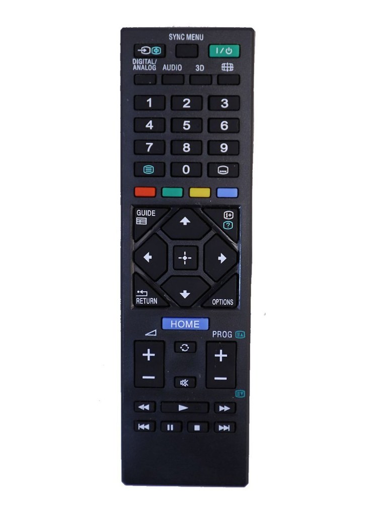 LCD_LED Universal Remote No. URC 121, Compatible With Sony Bravia LCD_LED TV Remote Control (Black) (Color:Multi)