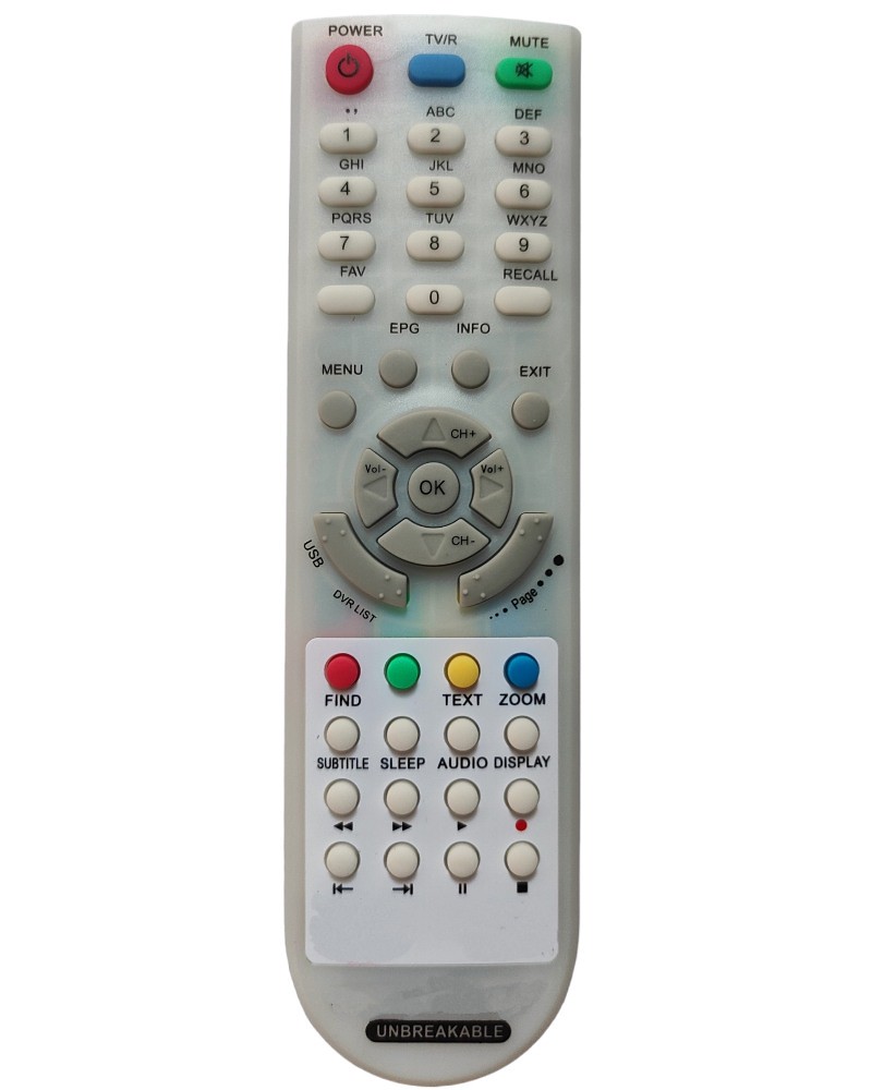DTH Setup Box Remote, Compatible with MCBS 4000 DTH Set Top Box Remote Control (Exactly Same Remote will Only Work)