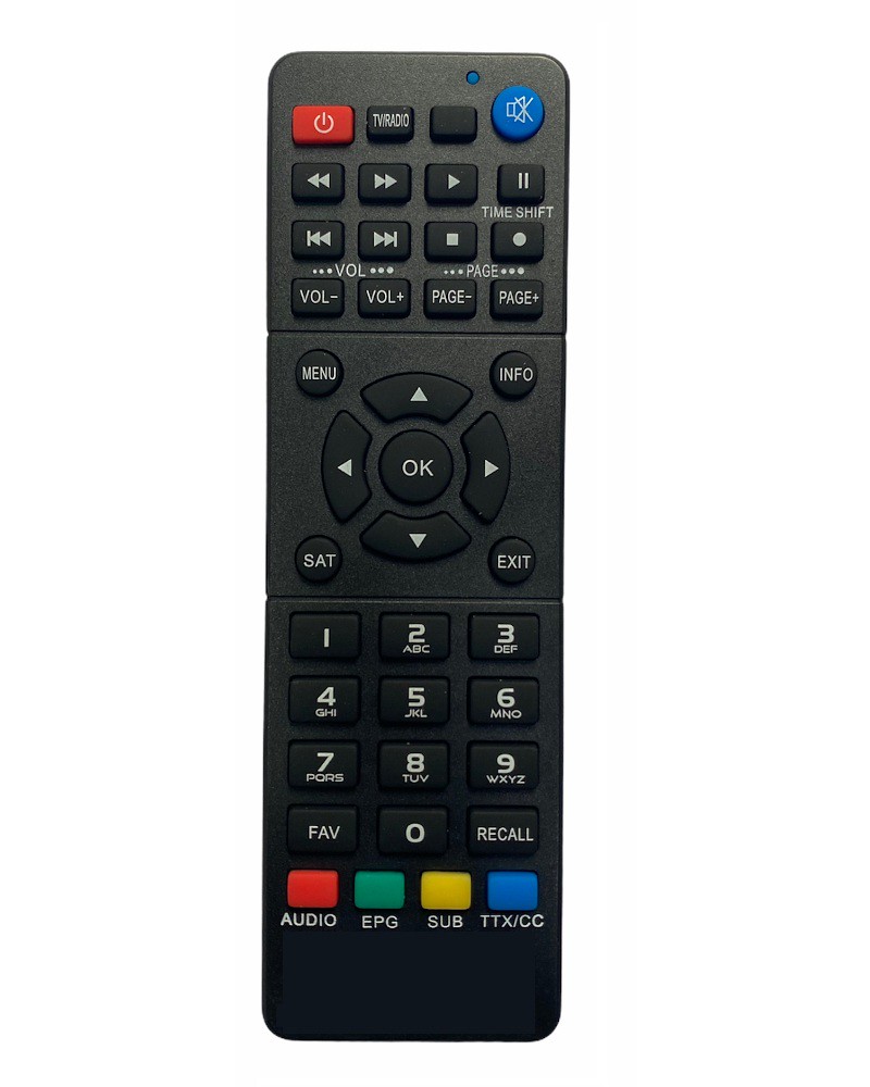 DTH Remote No. 3010, Compatible with Free Dish DTH (with WiFi) Remote (Exactly Same Remote will Only Work)