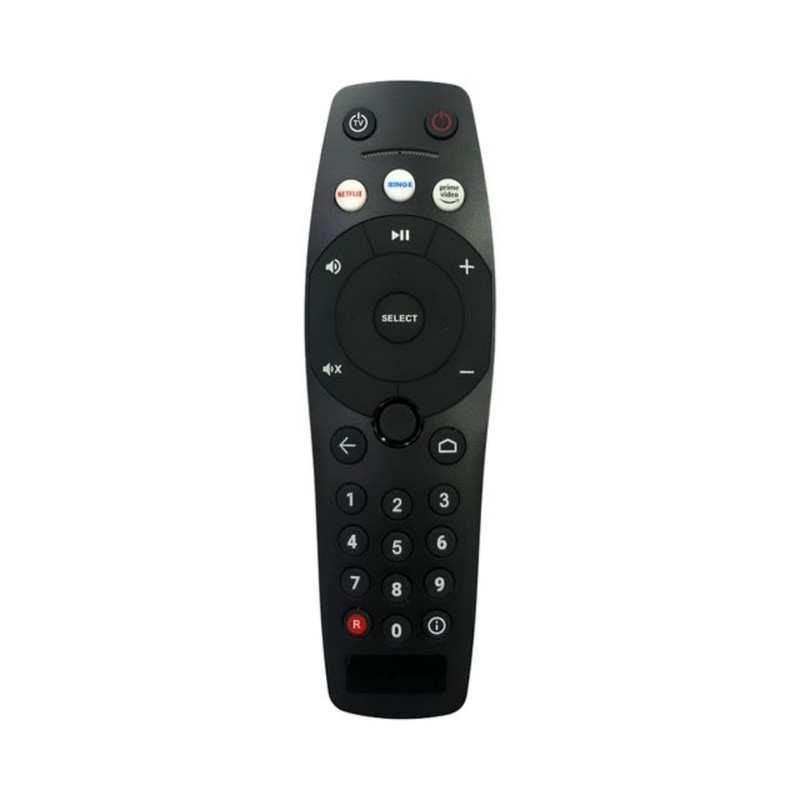 Remote No. 1232 (No Voice) with Netflix, Prime Video Function, Compatible for Tata Play Binge Plus DTH Remote Control (Exactly Same Remote Will Only Work)
