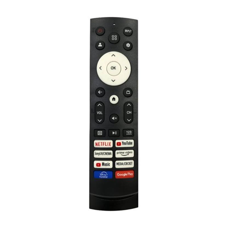 Remote No. 1256 (No Voice), Compatible for Hisense Smart TV LCD/LED Remote Control (Exactly Same Remote Will Only Work)